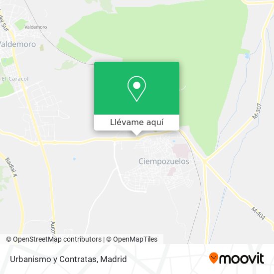 Mapa Urbanismo y Contratas