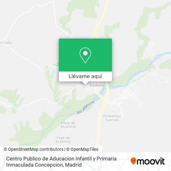 Mapa Centro Publico de Aducacion Infantil y Primaria Inmaculada Concepcion