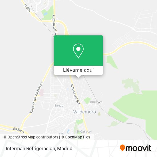 Mapa Interman Refrigeracion
