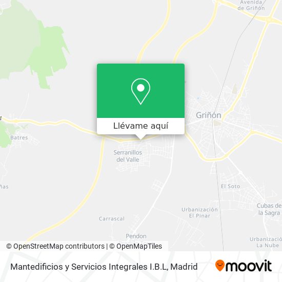 Mapa Mantedificios y Servicios Integrales I.B.L