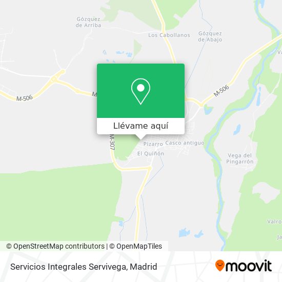 Mapa Servicios Integrales Servivega