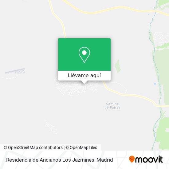 Mapa Residencia de Ancianos Los Jazmines
