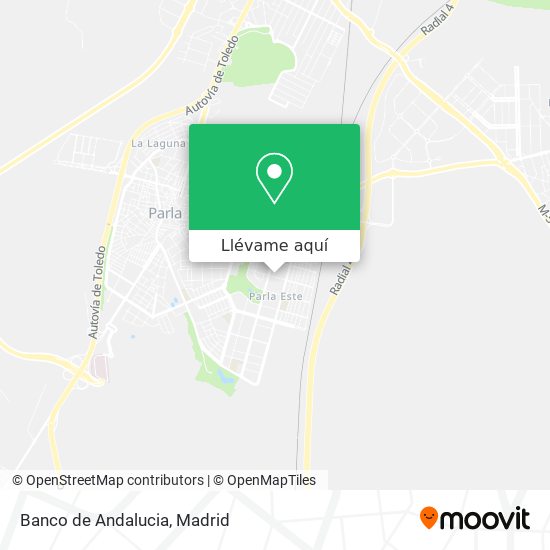 Mapa Banco de Andalucia