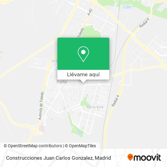 Mapa Construcciones Juan Carlos Gonzalez