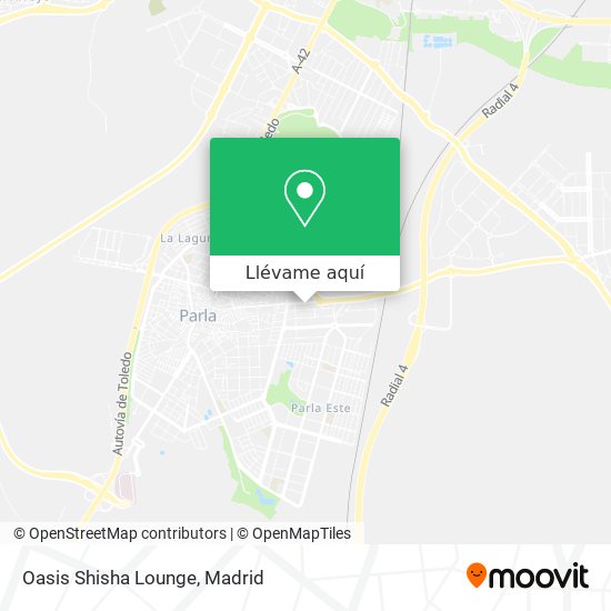 Mapa Oasis Shisha Lounge