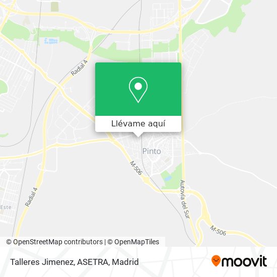 Mapa Talleres Jimenez, ASETRA