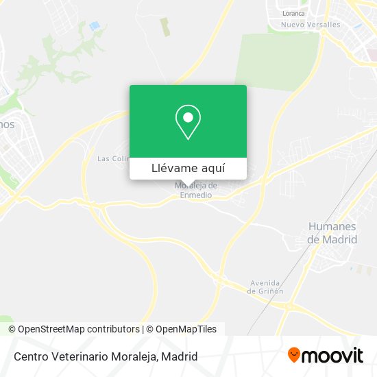 Mapa Centro Veterinario Moraleja