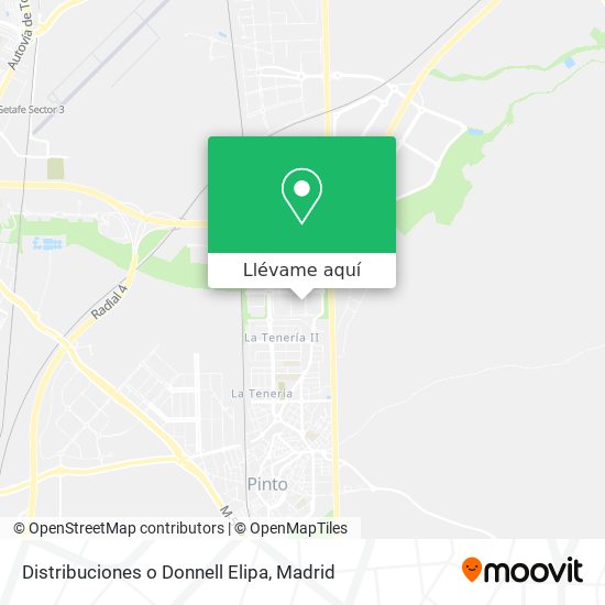 Mapa Distribuciones o Donnell Elipa