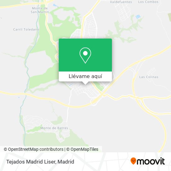 Mapa Tejados Madrid Liser