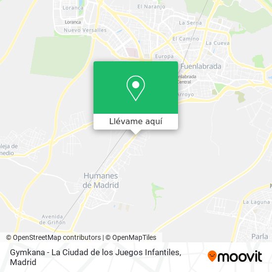 Mapa Gymkana - La Ciudad de los Juegos Infantiles