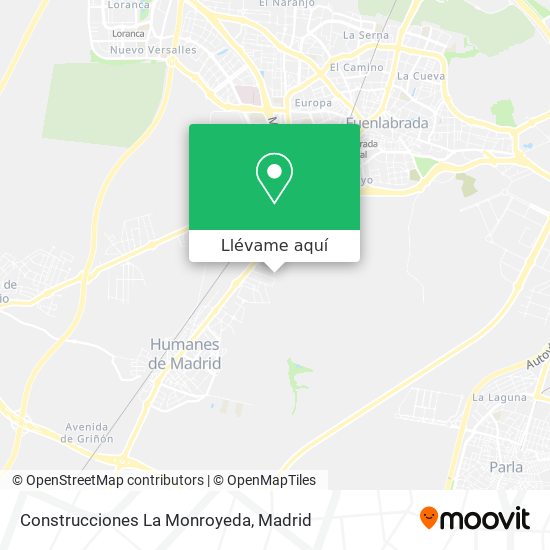 Mapa Construcciones La Monroyeda