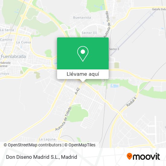 Mapa Don Diseno Madrid S.L.