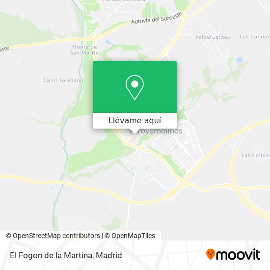 Mapa El Fogon de la Martina