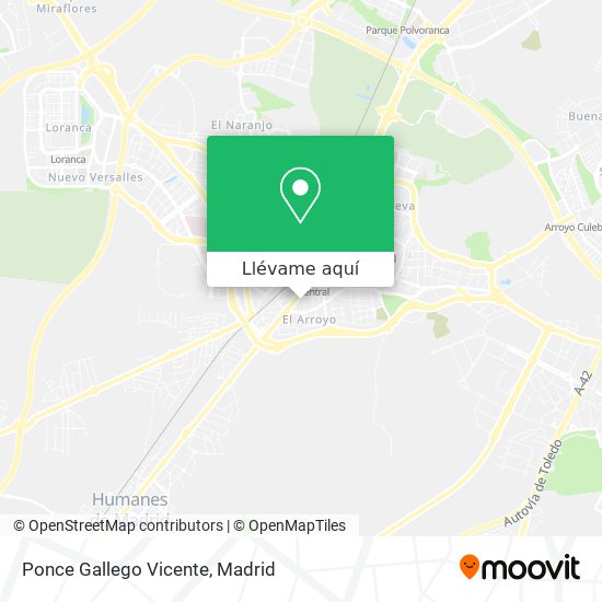 Mapa Ponce Gallego Vicente