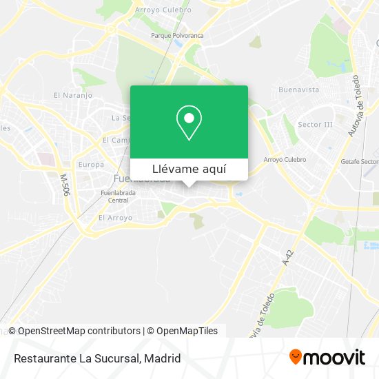 Mapa Restaurante La Sucursal