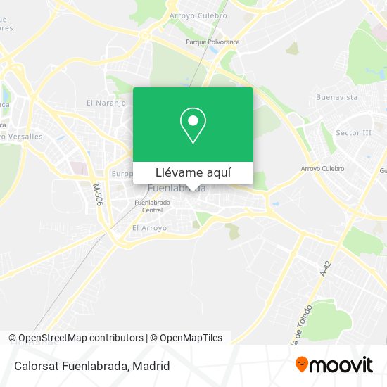 Mapa Calorsat Fuenlabrada