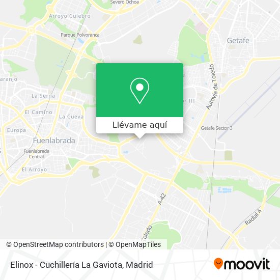 Mapa Elinox - Cuchillería La Gaviota