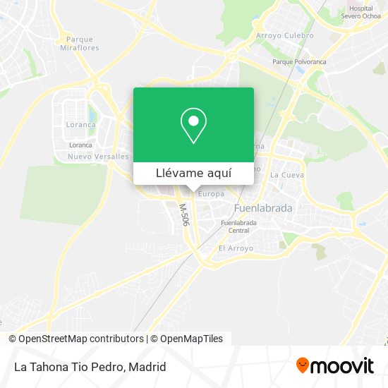 Mapa La Tahona Tio Pedro
