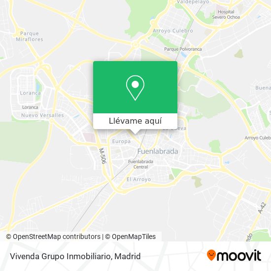 Mapa Vivenda Grupo Inmobiliario