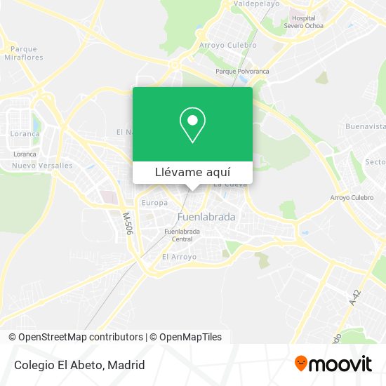 Mapa Colegio El Abeto