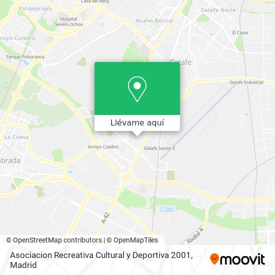 Mapa Asociacion Recreativa Cultural y Deportiva 2001