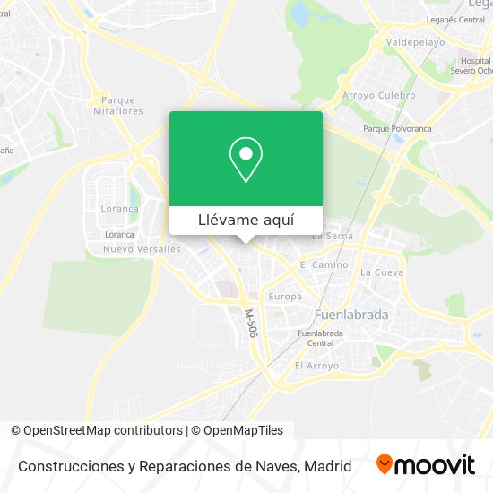 Mapa Construcciones y Reparaciones de Naves