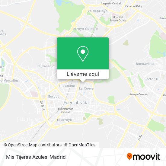 Mapa Mis Tijeras Azules
