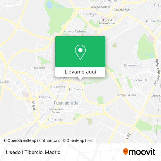 Mapa Lisedo I Tiburcio