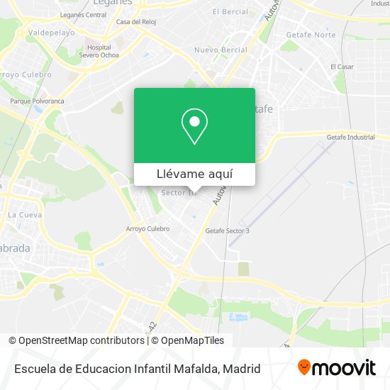 Mapa Escuela de Educacion Infantil Mafalda