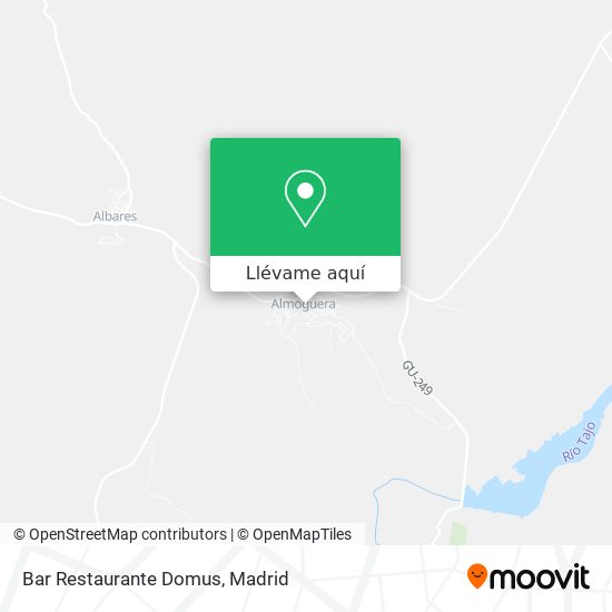 Mapa Bar Restaurante Domus