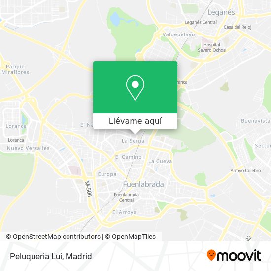 Mapa Peluqueria Lui