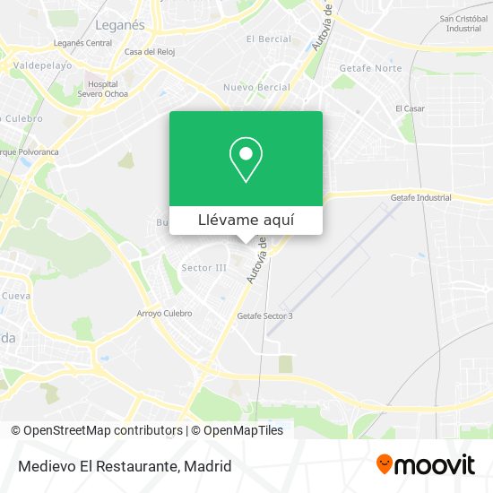 Mapa Medievo El Restaurante