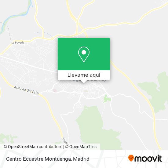 Mapa Centro Ecuestre Montuenga