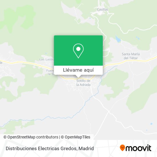 Mapa Distribuciones Electricas Gredos