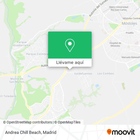 Mapa Andrea Chill Beach