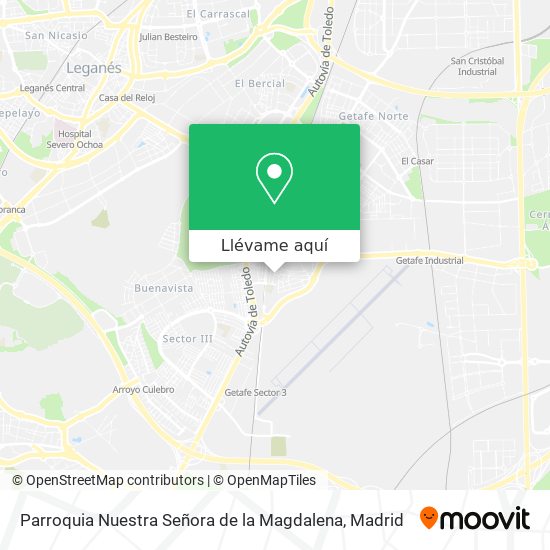 Mapa Parroquia Nuestra Señora de la Magdalena