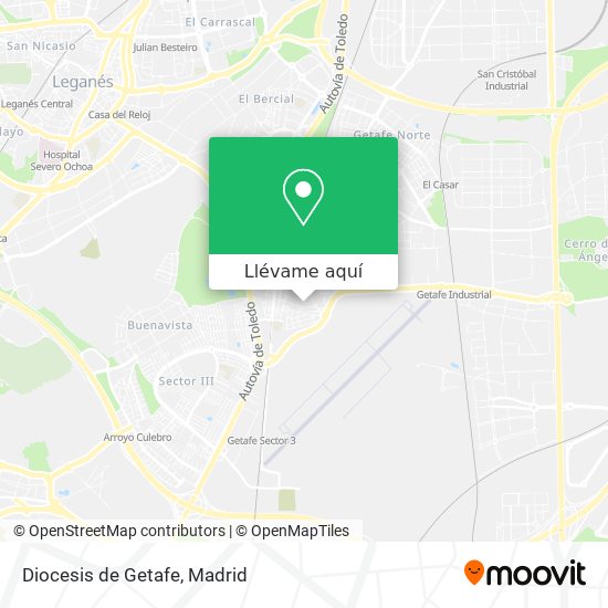 Mapa Diocesis de Getafe