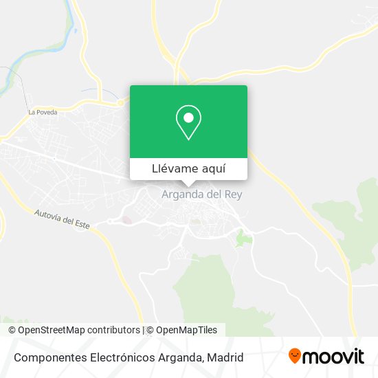 Mapa Componentes Electrónicos Arganda