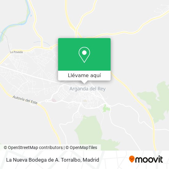 Mapa La Nueva Bodega de A. Torralbo