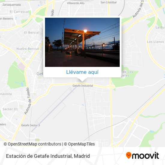 Mapa Estación de Getafe Industrial