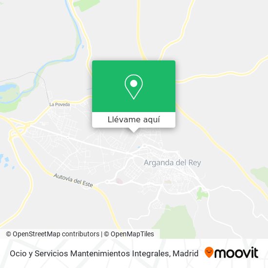 Mapa Ocio y Servicios Mantenimientos Integrales