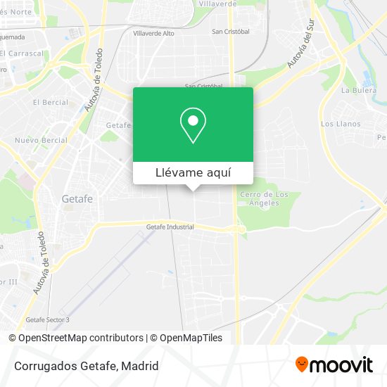 Mapa Corrugados Getafe
