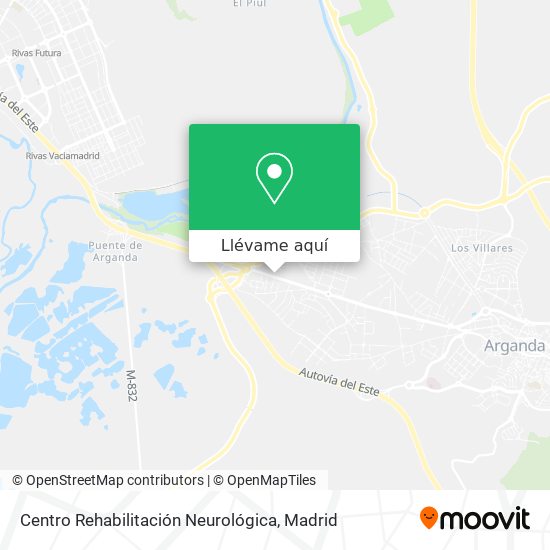 Mapa Centro Rehabilitación Neurológica