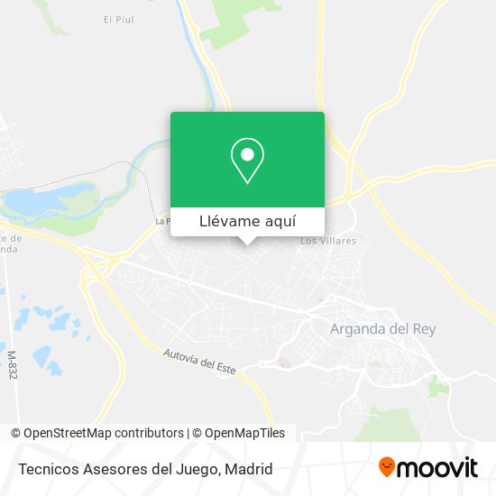 Mapa Tecnicos Asesores del Juego