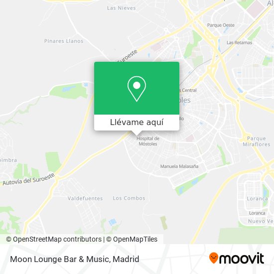 Mapa Moon Lounge Bar & Music