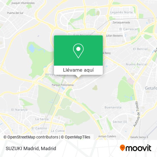 Mapa SUZUKI Madrid