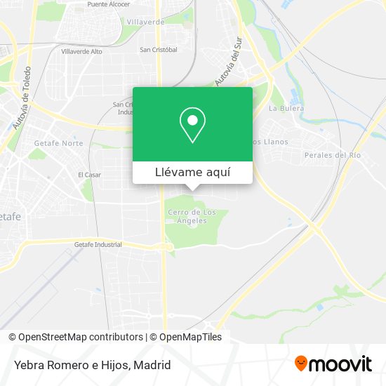 Mapa Yebra Romero e Hijos