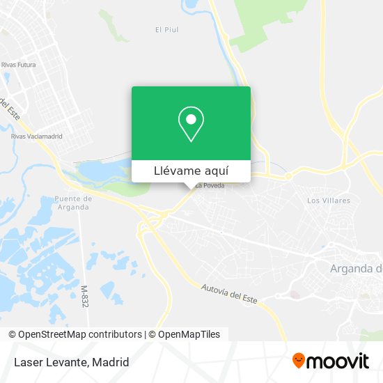 Mapa Laser Levante