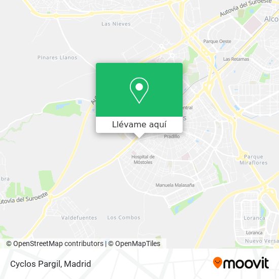 Mapa Cyclos Pargil