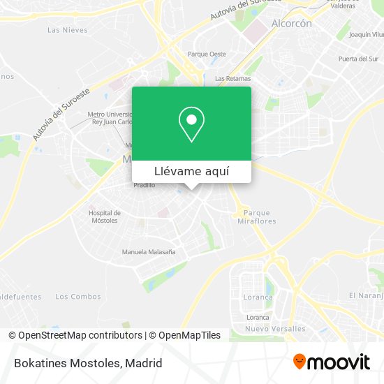 Mapa Bokatines Mostoles